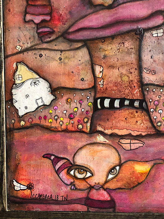 Original Fine Art &#39;Castle Creatures&#39;