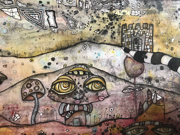 Original Fine Art &#39;Castle Creatures&#39;