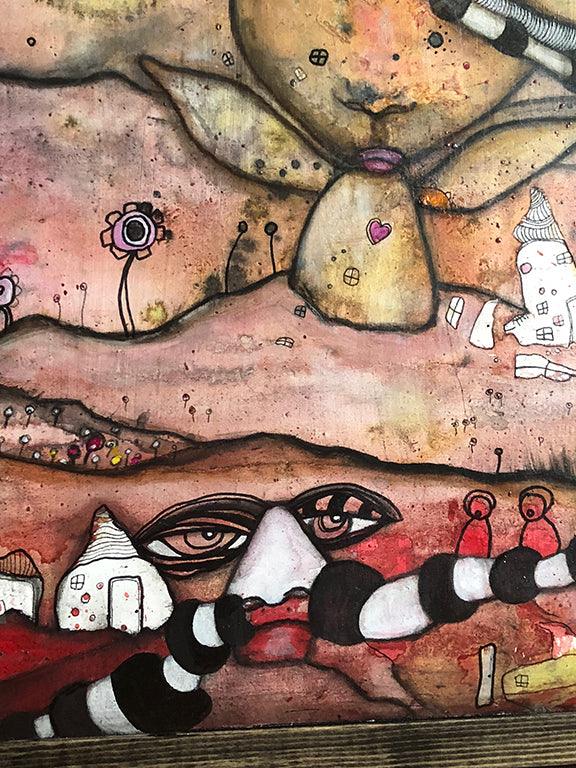 Original Fine Art &#39;Castle Creatures&#39;