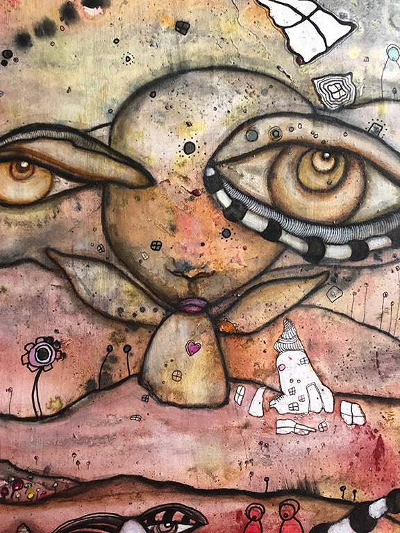 Original Fine Art &#39;Castle Creatures&#39;