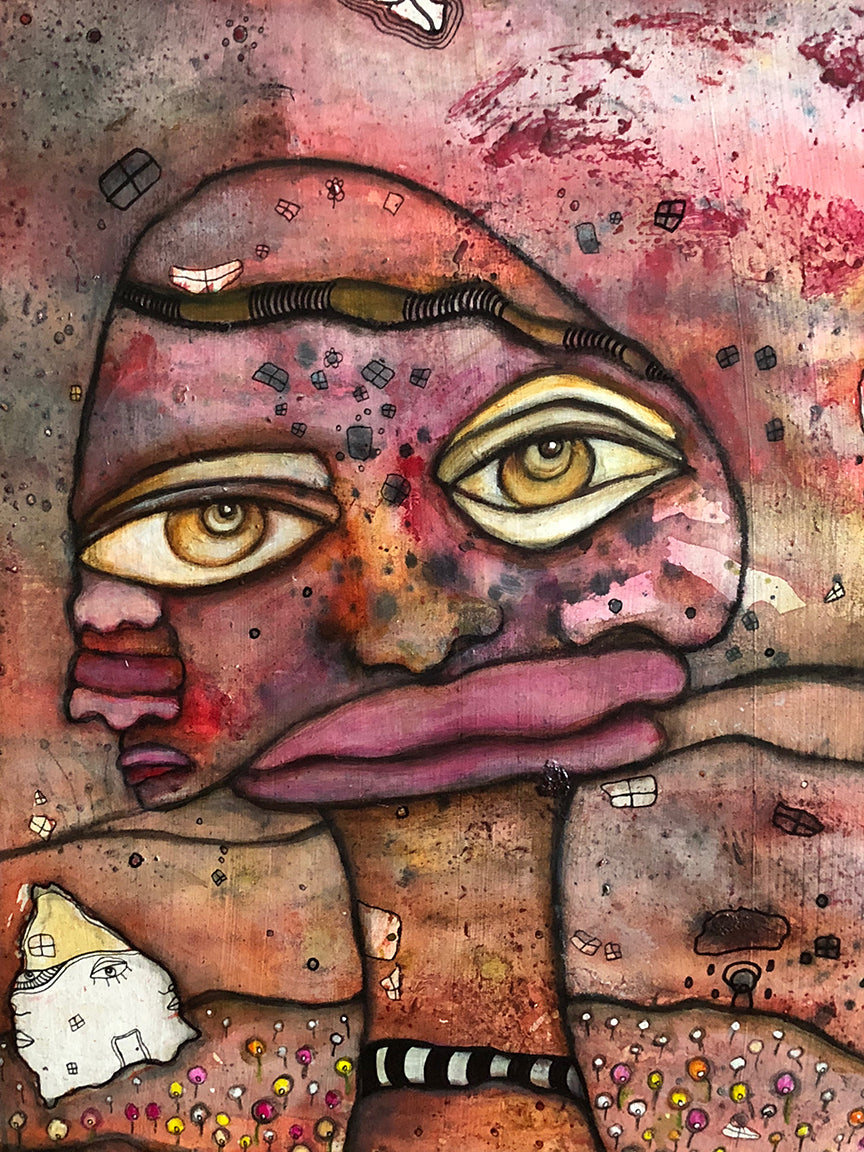 Original Fine Art &#39;Castle Creatures&#39;