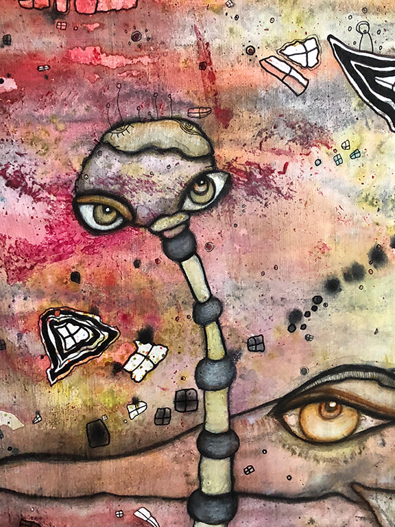 Original Fine Art &#39;Castle Creatures&#39;