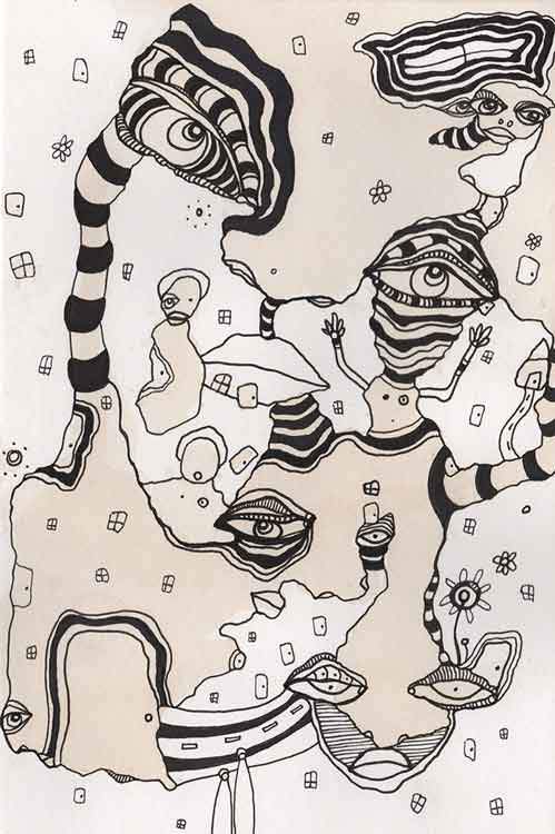 Bath Mat 'Stained 01'