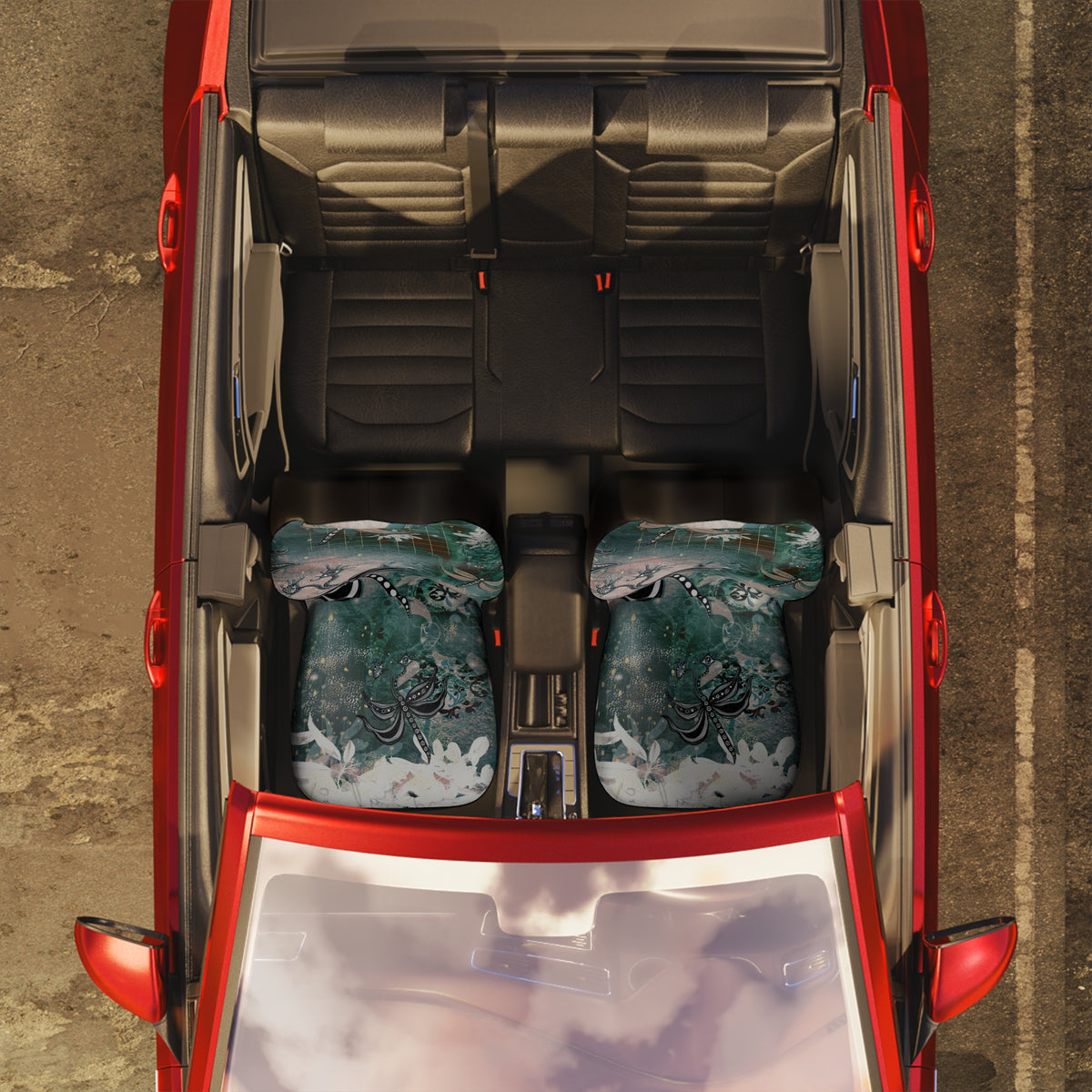 Butterfly / Dragonfly Car Seat Covers &quot;Butterfly Garden&quot;