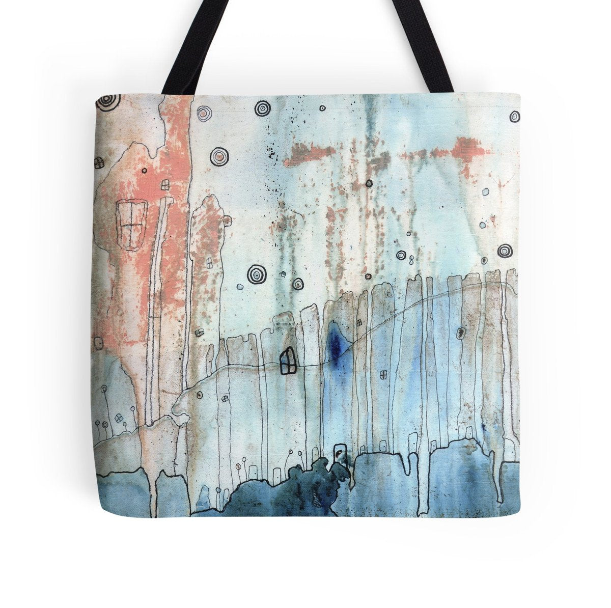 Tote bag &#39;Moody City&#39; featured in Haute Handbags
