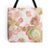 organic abstract pink tote bag