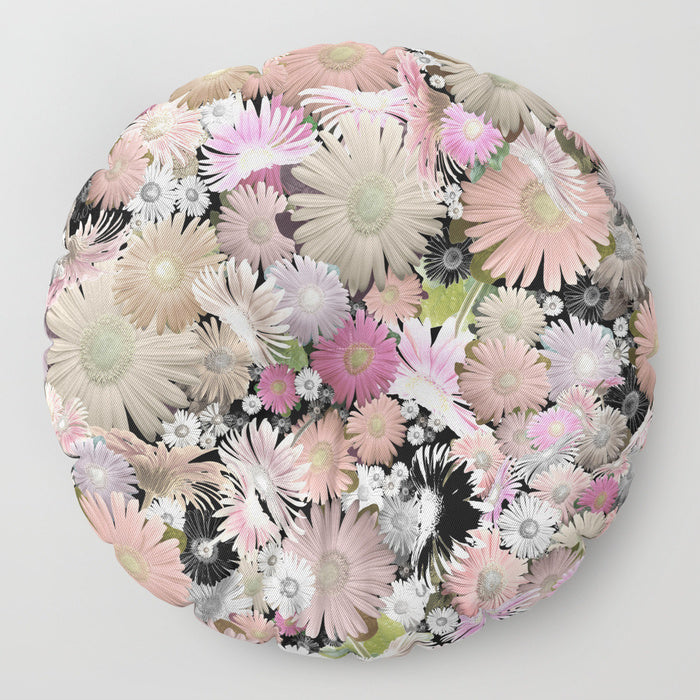 &#39;C Floral&#39; Floor / Meditation Cushion