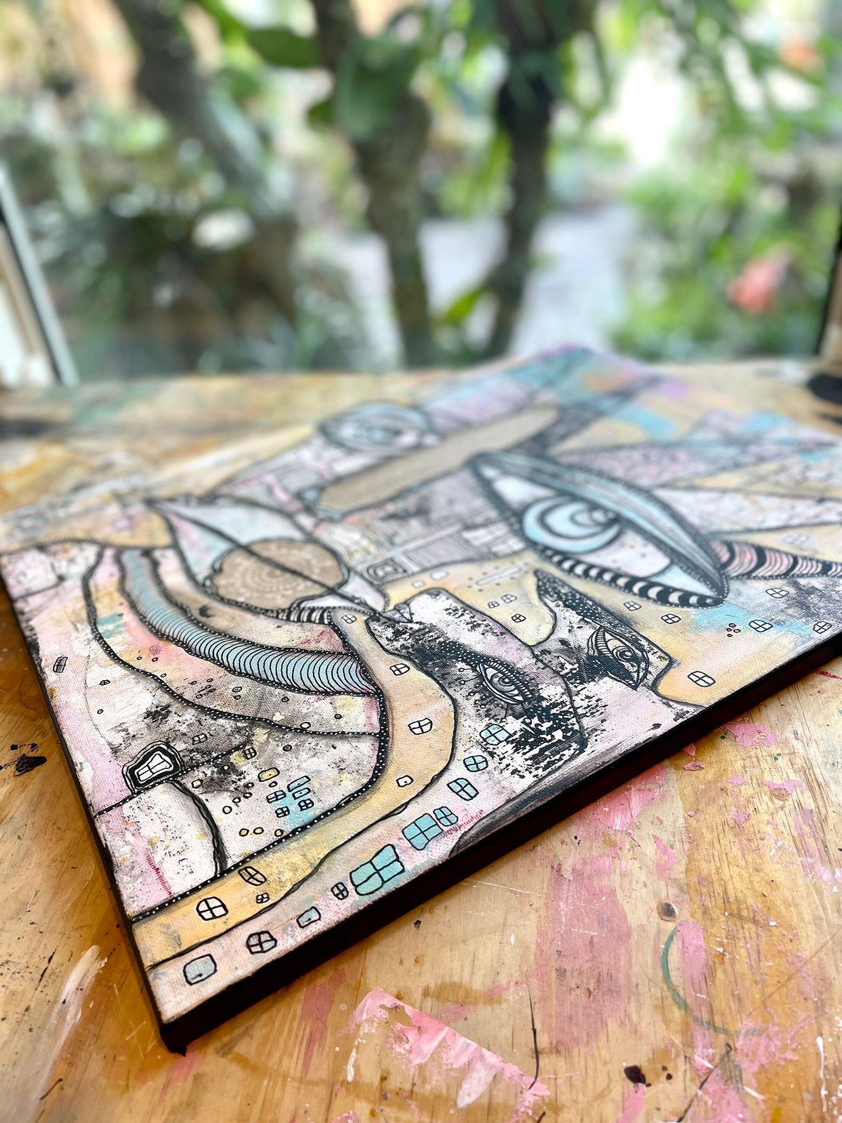 Original Fine Art on Canvas &#39;Crowned&#39;