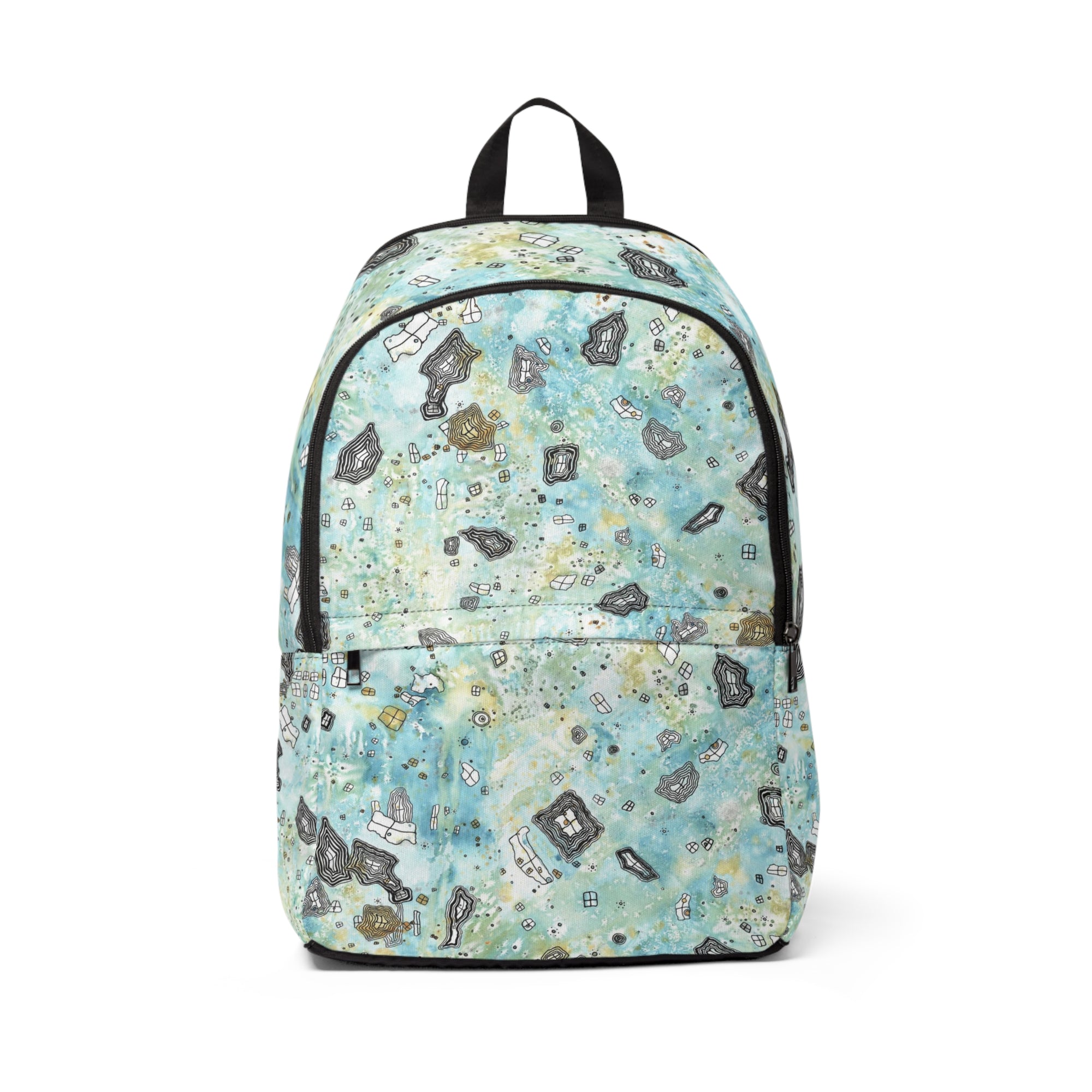 Original Abstract Art Backpack "Surreal Sky"