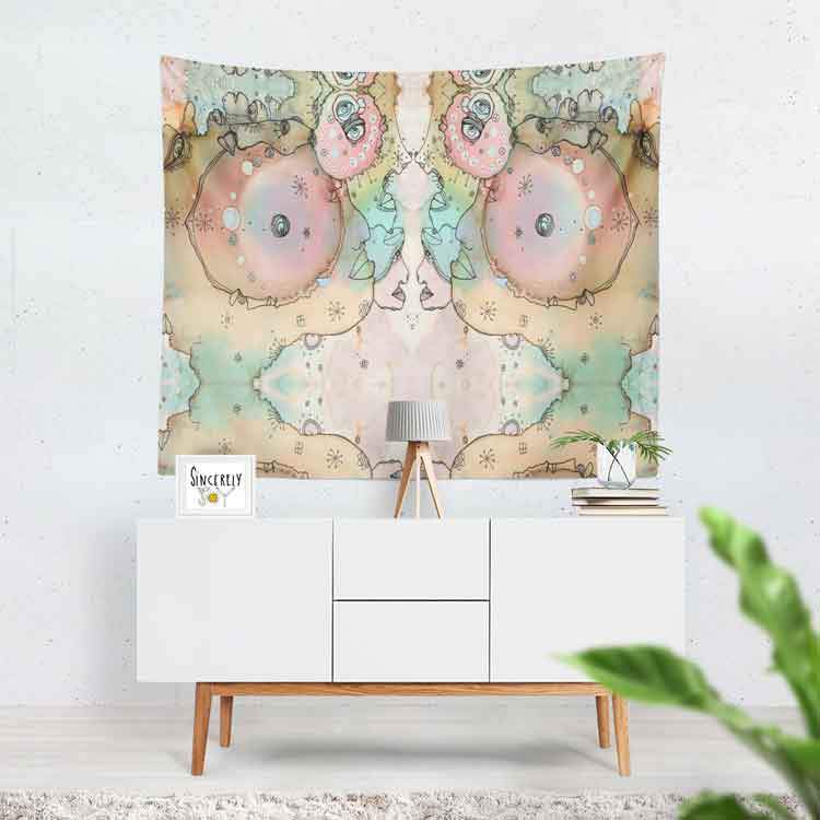 Wall Art Tapestry 'Turn Around 2'