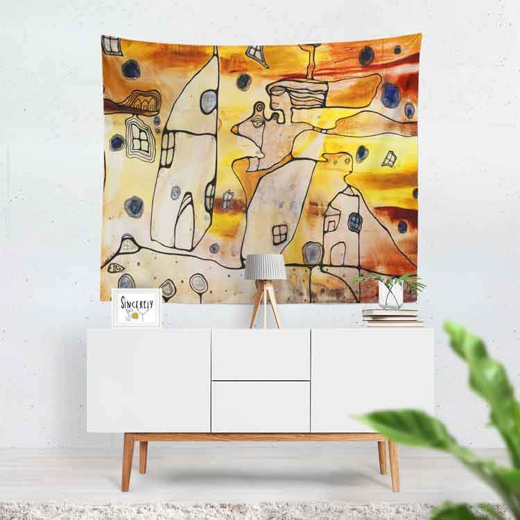 wall art tapestry 'oshun'