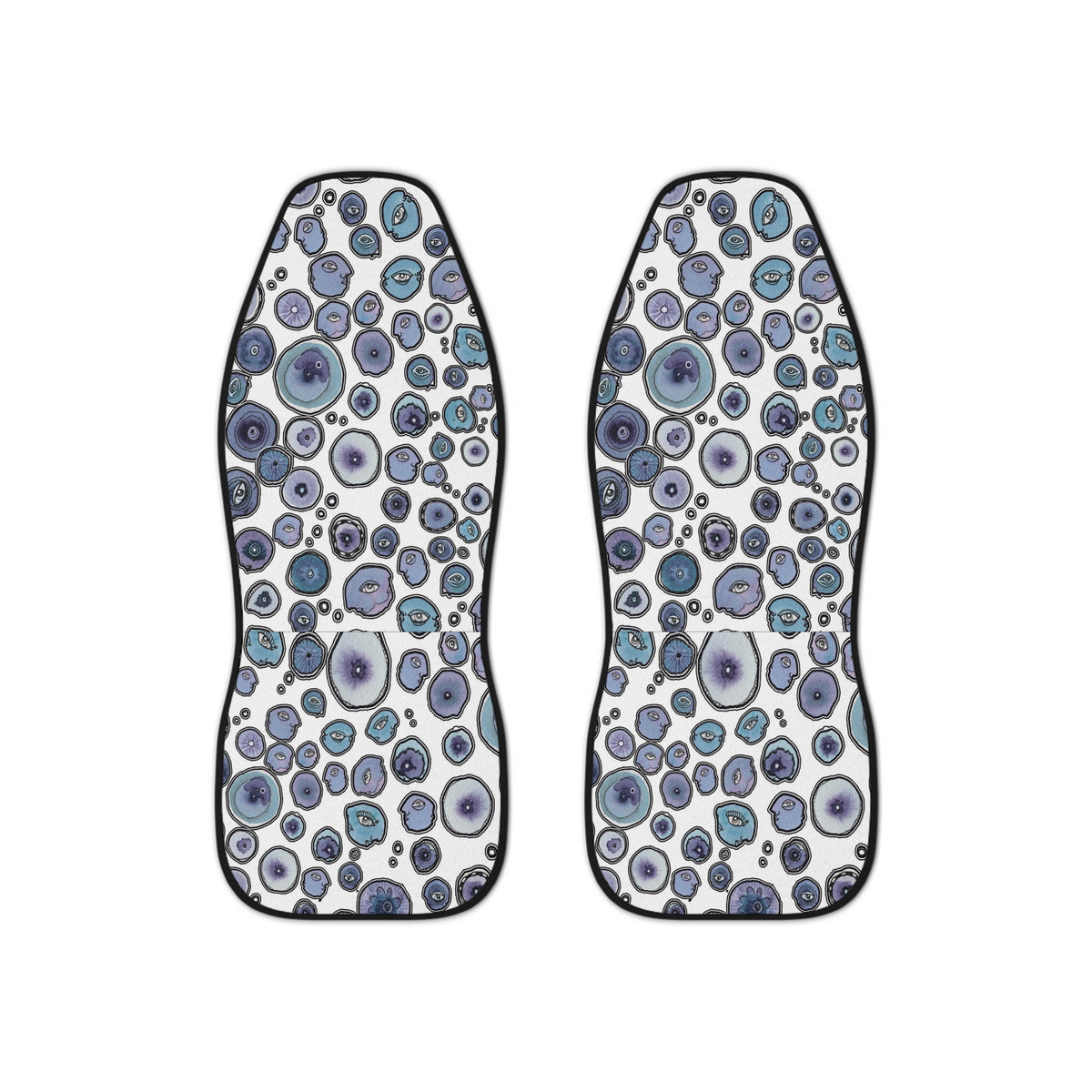 Colorful Blueberry Fruit Car Seat Covers &quot;Blueberry Friends&quot;