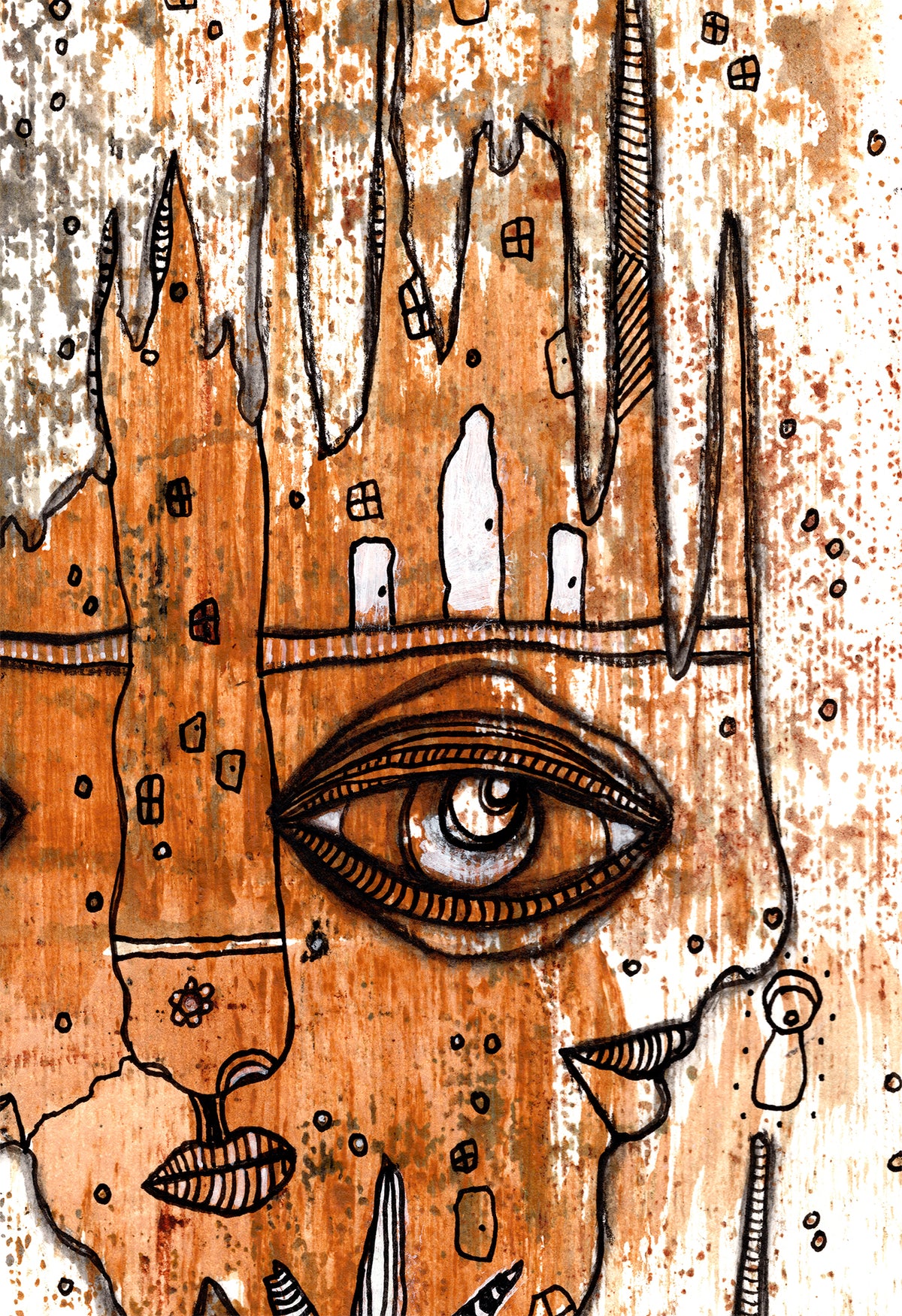 &quot;Will you dance with me?&quot; Original art on paper