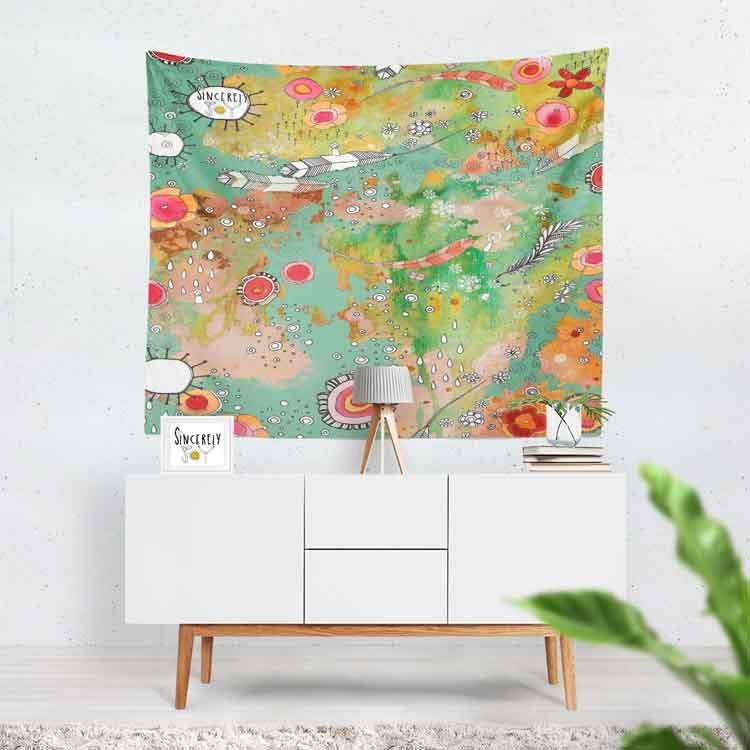 Tapestry &#39;Feathers, Flowers, Showers&#39;