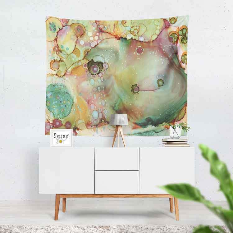 Wall Art Tapestry 'Moose'