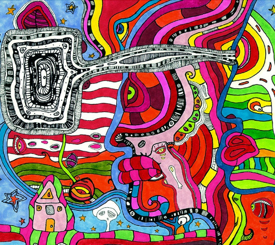 Art Throw Pillow &#39;Multi&#39;