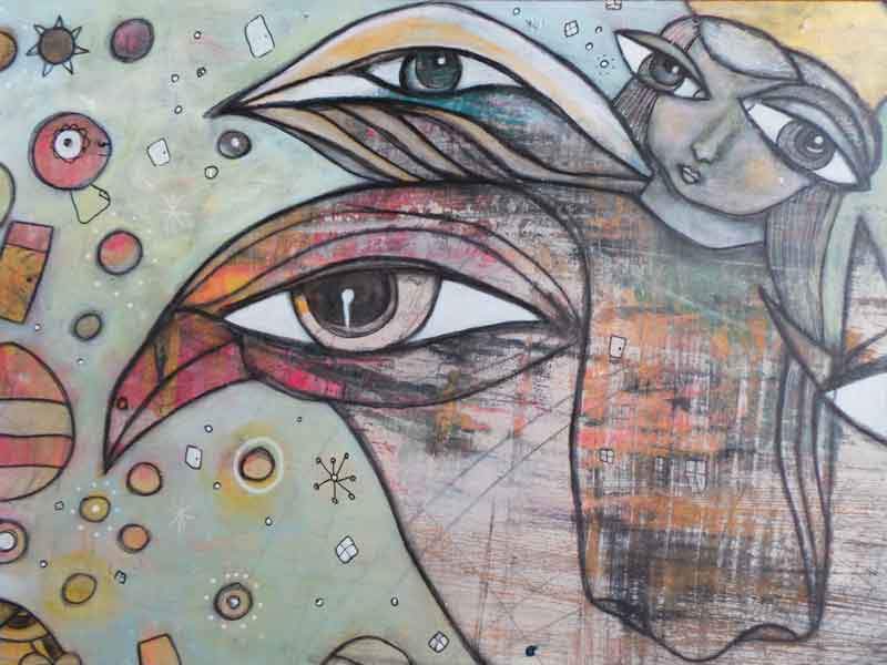 my-sun-and-stars-mixed-media-art