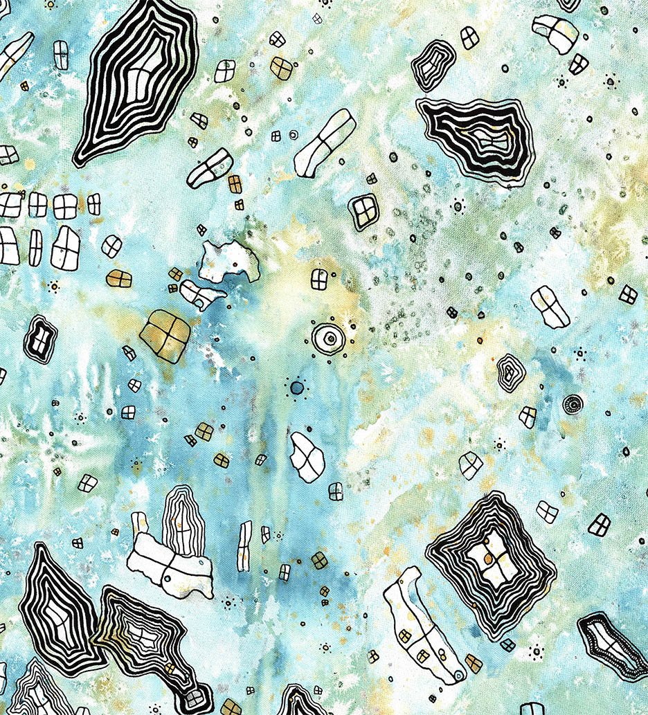 Surreal Sky Shower Curtain