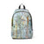 Intuitive Abstract Art Backpack "Growing Together"