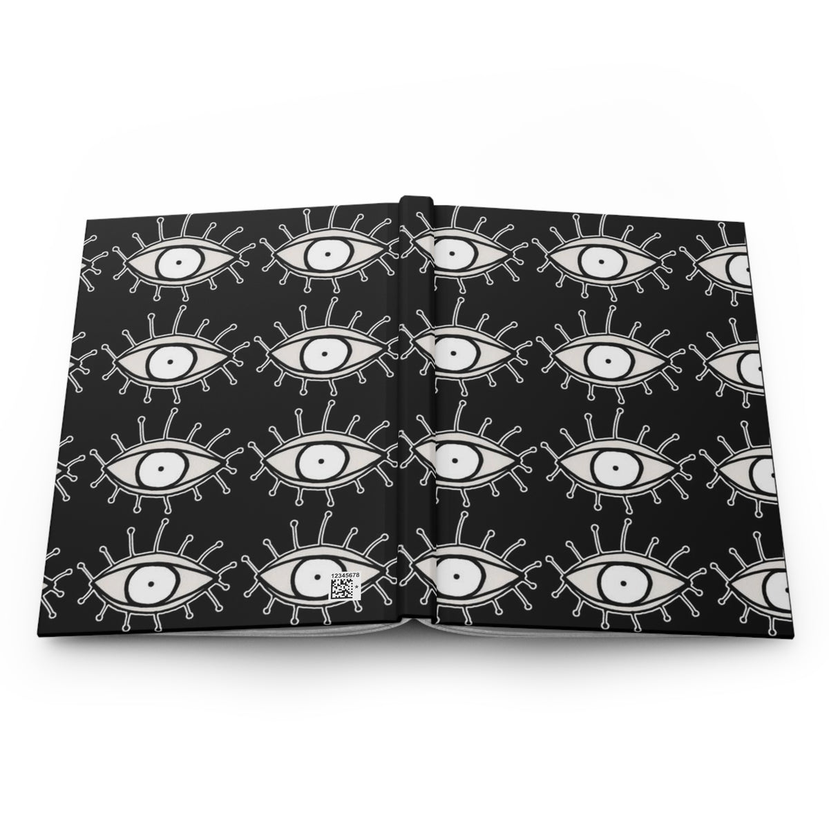 Eyes on Hardcover Black and White Journal &quot;Lashes&quot;