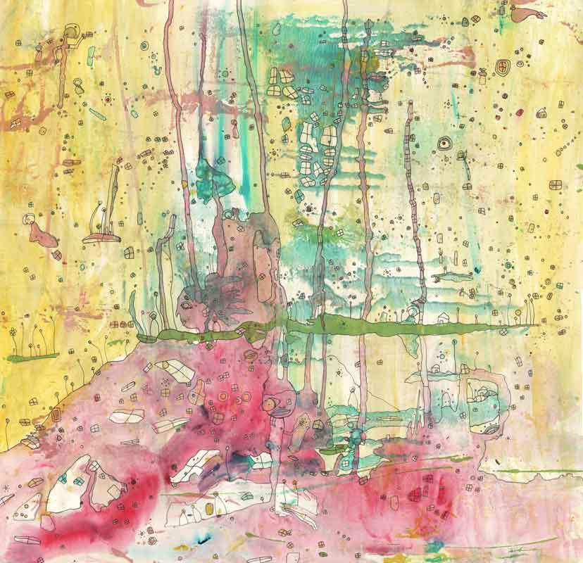 wonderland-mixed-media-painting