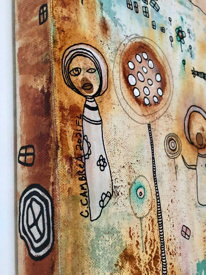 Original Fine Art &#39;&#39;Growing Together&quot;