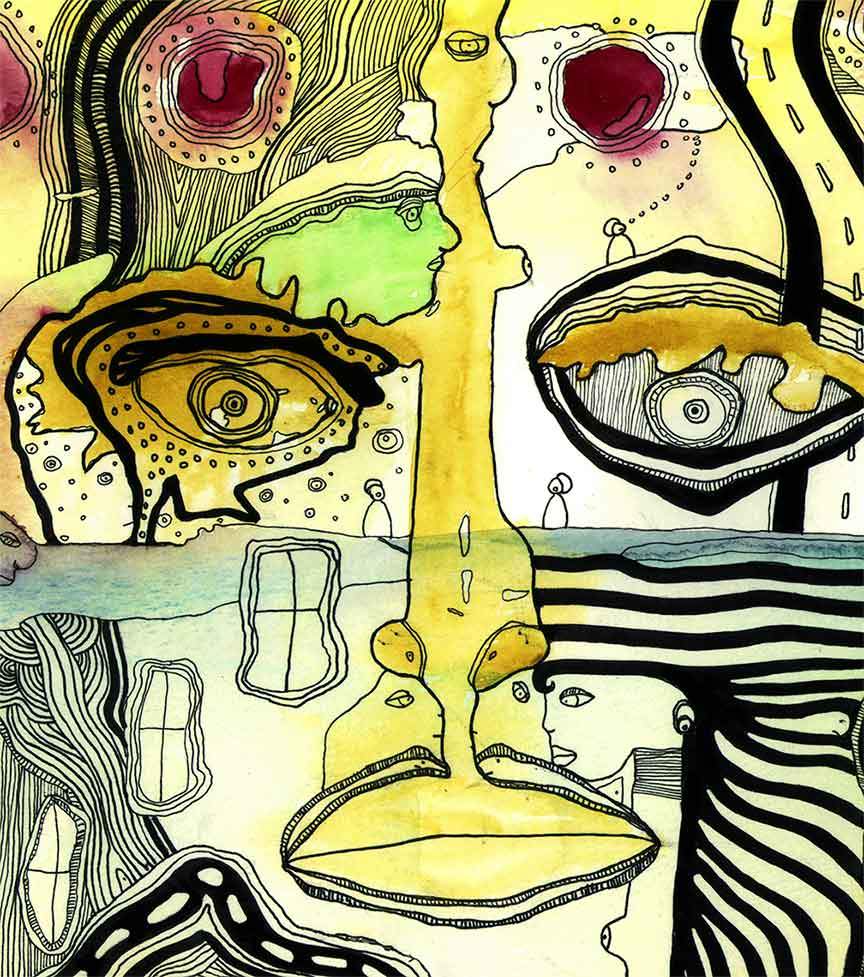 Wall Art Tapestry &#39;Half Full&#39;