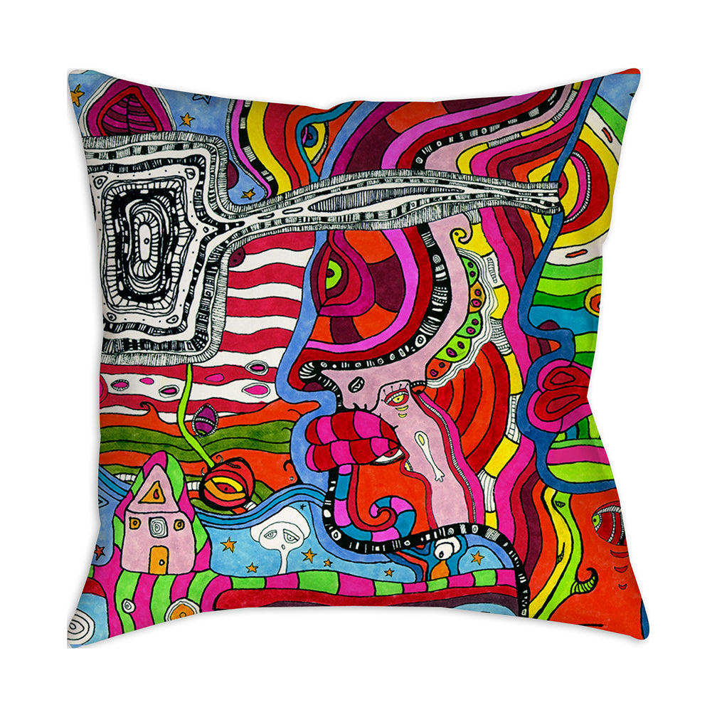 Art Throw Pillow &#39;Multi&#39;