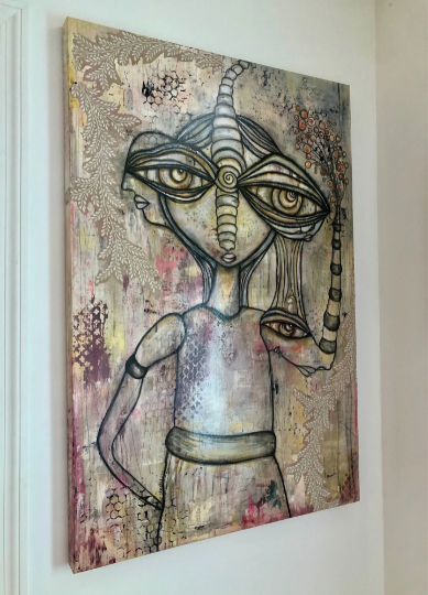 Original Fine Art &quot;My Pretty Girl&quot;