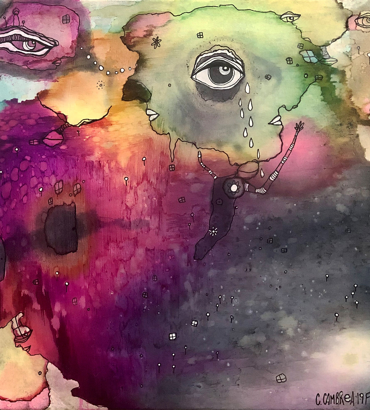 Original Abstract Fine Art &#39;So far...&#39;