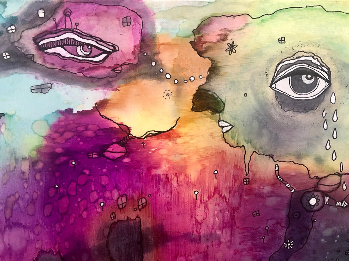 Original Abstract Fine Art &#39;So far...&#39;