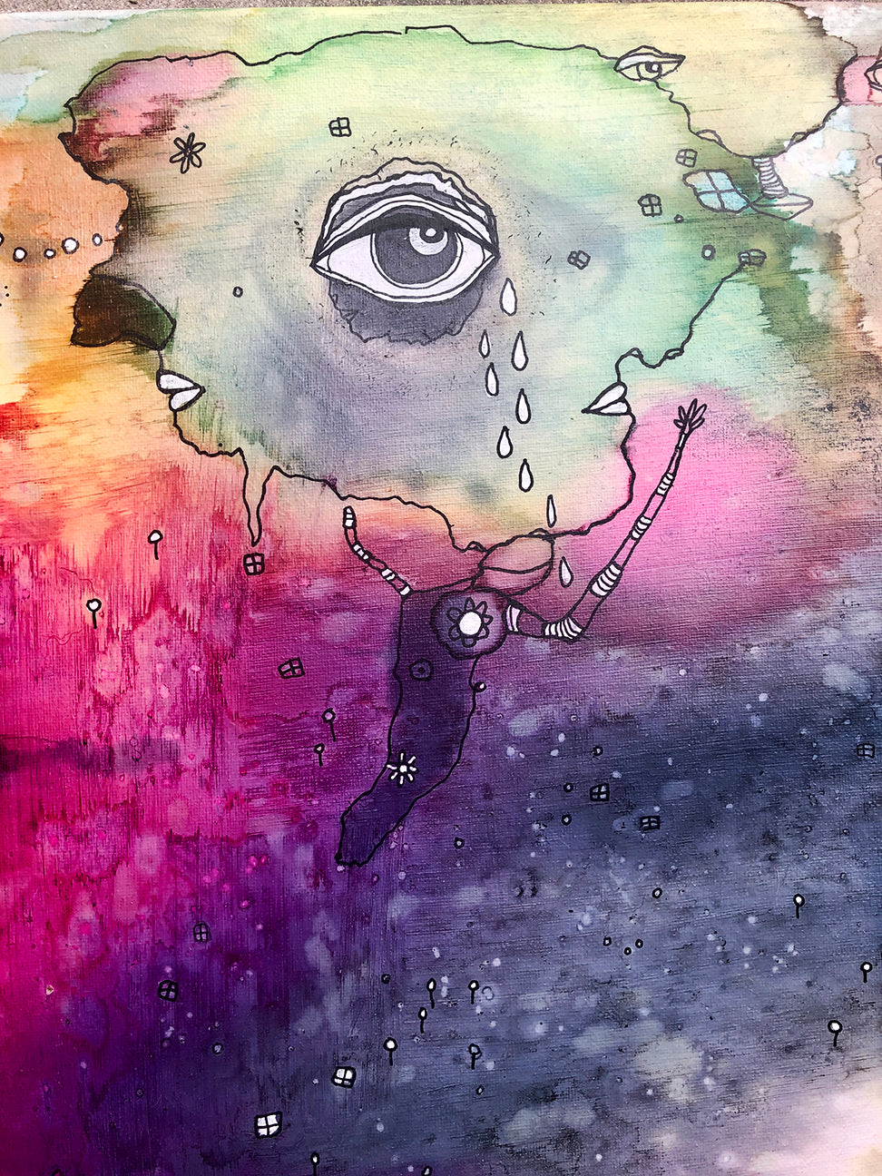 Original Abstract Fine Art &#39;So far...&#39;