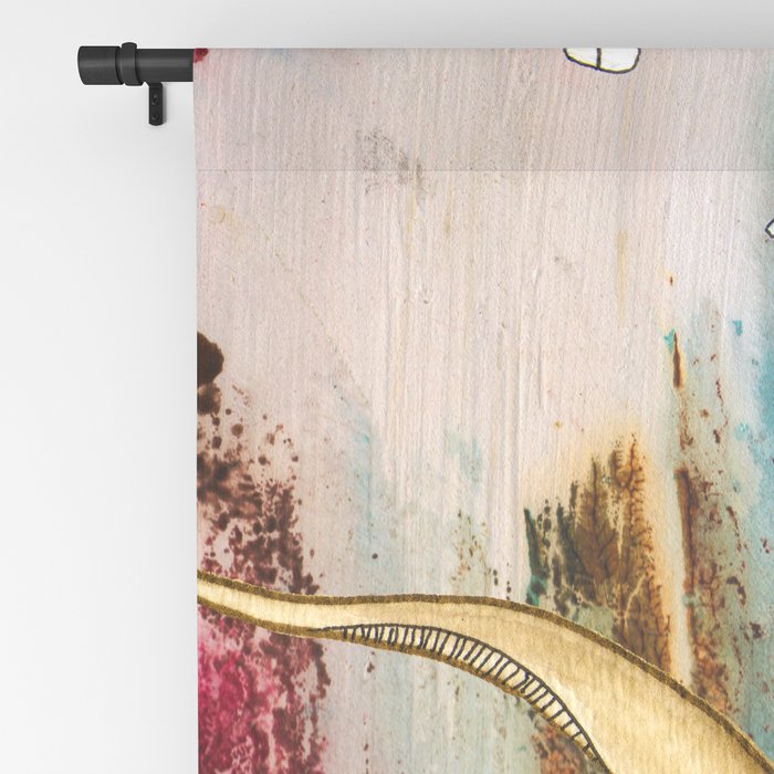 Window Curtains &quot;Surreal Owl 1&quot;