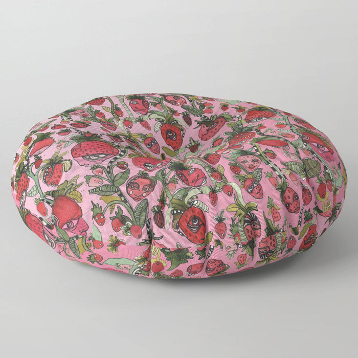 &#39;Strawberry Friends&#39; Floor Meditation Cushions