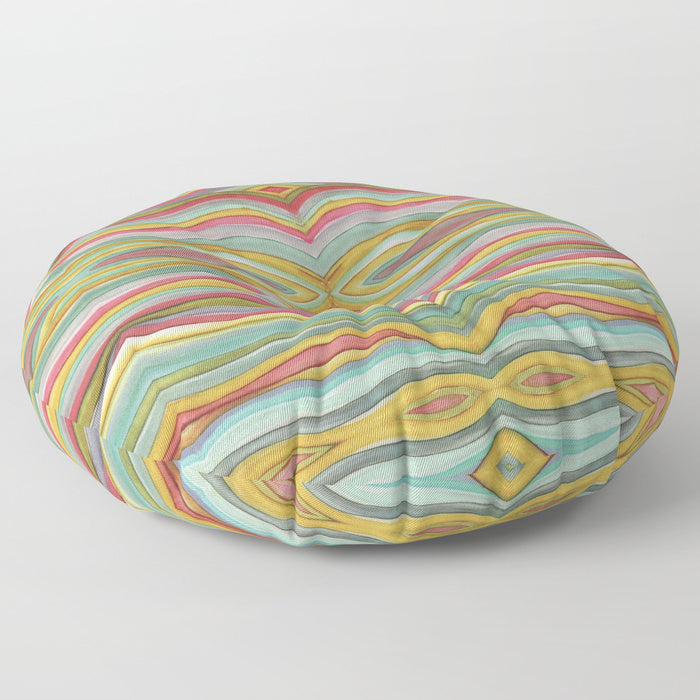 Floor / Meditation Cushion &#39;Striped&#39;
