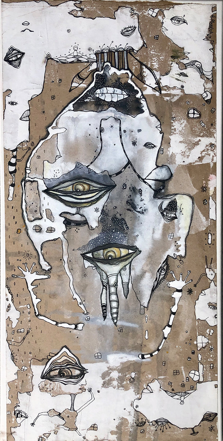 Original Abstract Fine Art &#39;Turned around&#39;