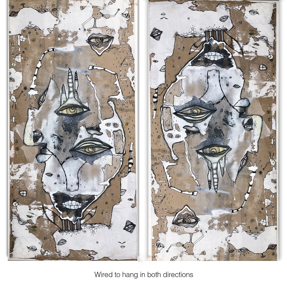 Original Abstract Fine Art &#39;Turned around&#39;