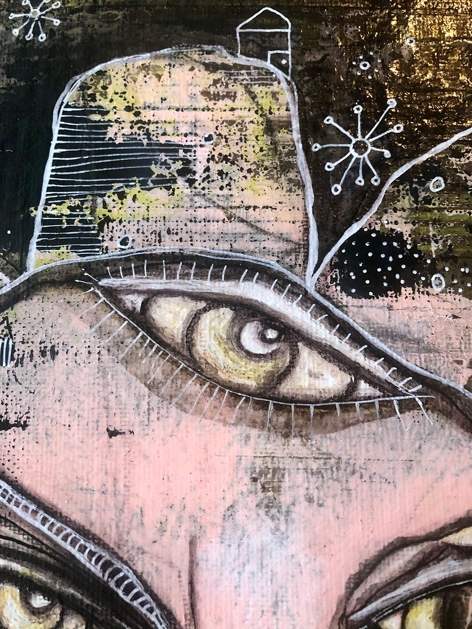 Original Mixed Media Fine Art on Canvas &#39;What We See&#39;