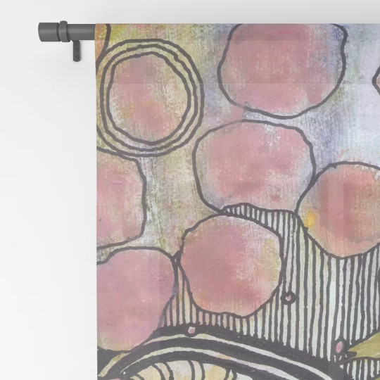 Window Curtains &quot;Bugged Out&quot;