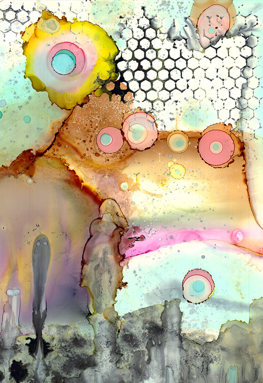 Original Abstract Fine Art &quot;Look at me&quot;