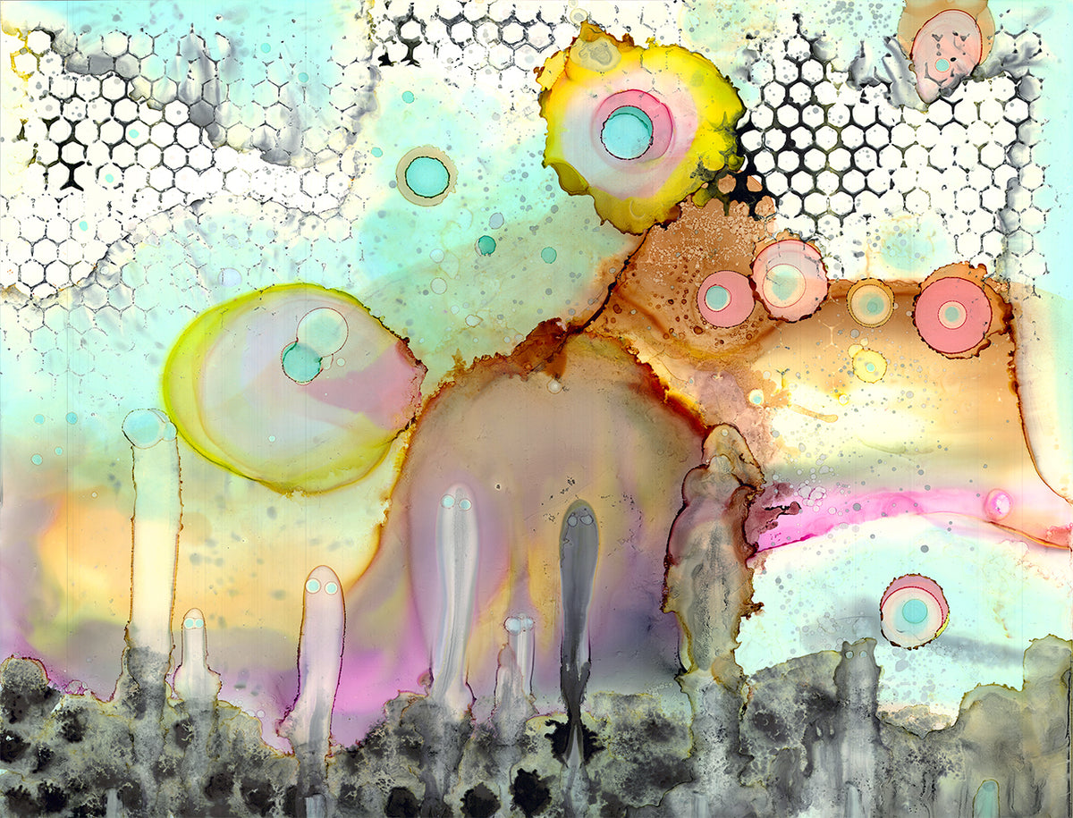 Original Abstract Fine Art &quot;Look at me&quot;