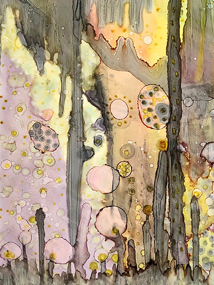 Original Mixed Media Fine Art &#39;in the cave&#39;