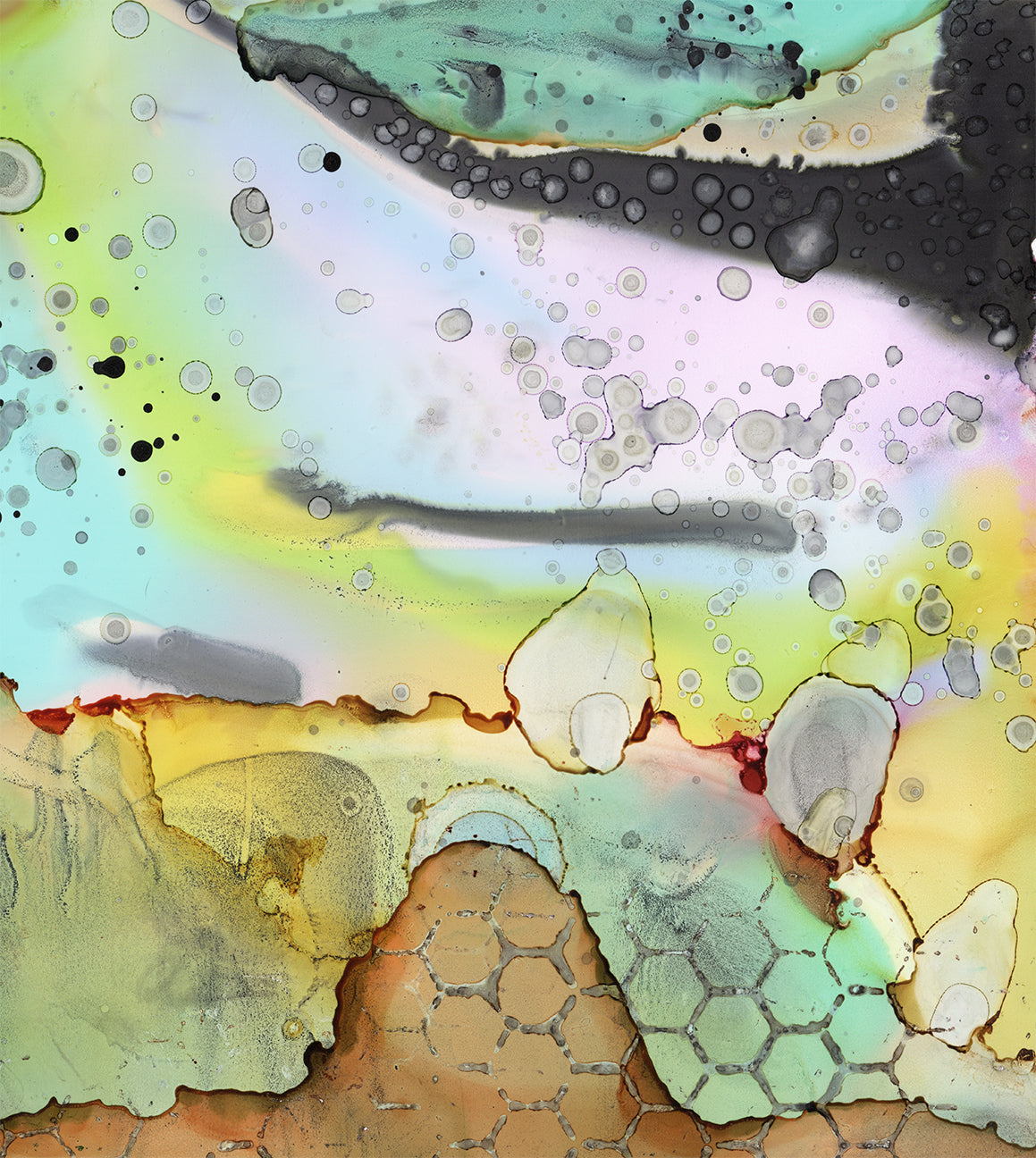 Original Abstract Fine Art &#39;Join Me?&#39;