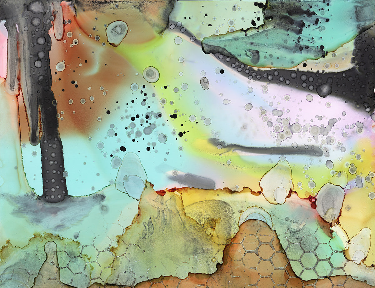 Original Abstract Fine Art &#39;Join Me?&#39;