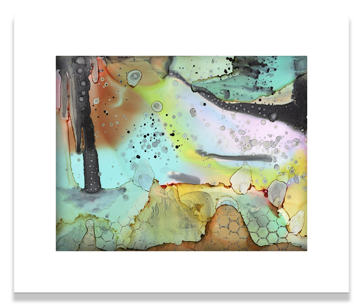 Original Abstract Fine Art &#39;Join Me?&#39;