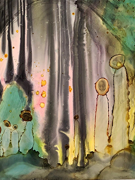 Original Mixed Media Fine Art &#39;The Tunnel&#39;